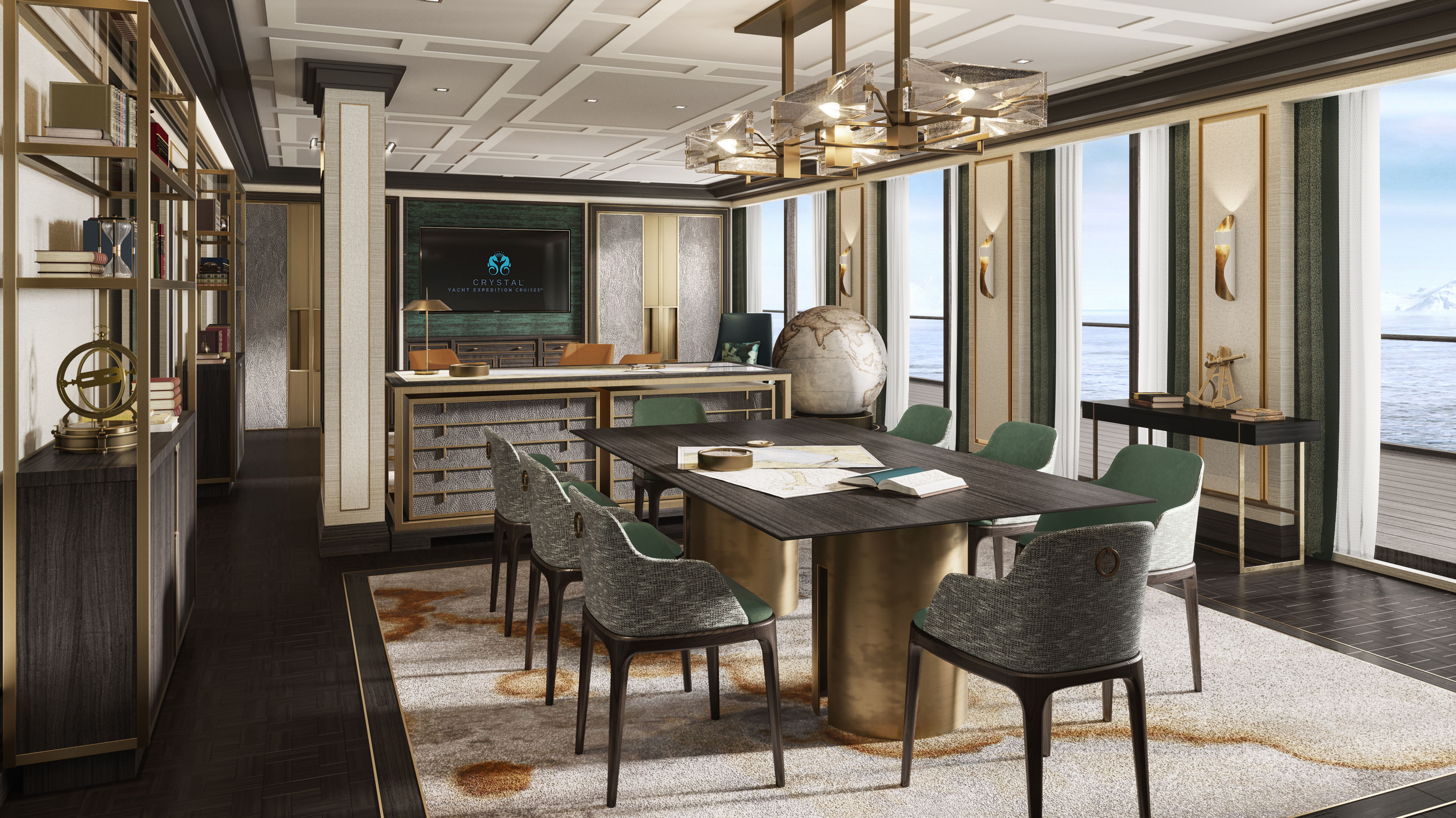 Crystal Cruises - Crystal Endeavor - RENDERING Expedition Lounge.jpg